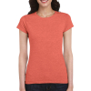 Women's T-Shirt Neck Round Softstyle Gildan 64000L