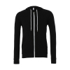 Sweatshirt Zipped Hoodie in Polyester Cotton Unisex Bella 3739