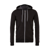 Sweatshirt Zipped Hoodie in Polyester Cotton Unisex Bella 3739