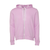 Sweat-shirt Zippé à Capuche en Polyester Coton Unisexe Bella 3739