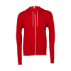 Sweatshirt Zipped Hoodie in Polyester Cotton Unisex Bella 3739