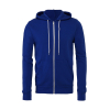 Sweatshirt Zipped Hoodie in Polyester Cotton Unisex Bella 3739