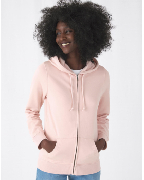Organic Inspire Zipped Hood Sweat women B&C WW36B