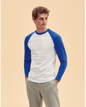 Valueweight Long Sleeve Baseball T Fruit of the Loom 61-028-0