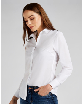 Women s Tailored Fit Poplin Shirt KK242