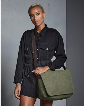 Sac courrier Vintage en toile Quadra QD610