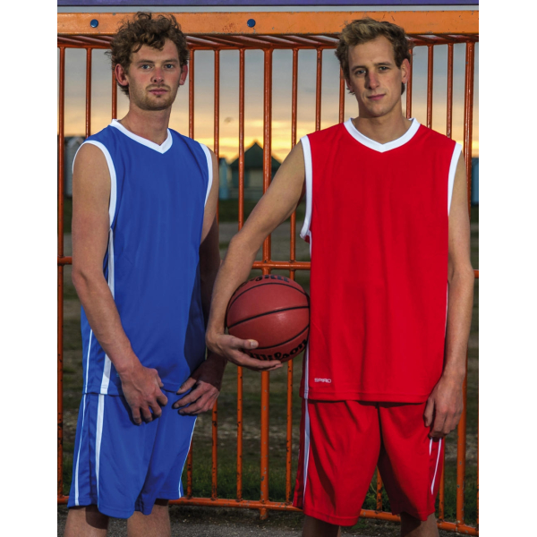 Men's Quick Dry Basketball Top Spiro S278M