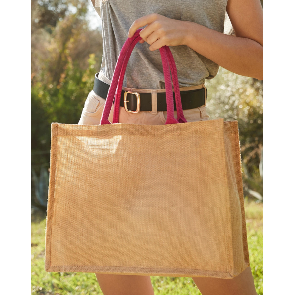 Sac Shopping Classique En Jute W407