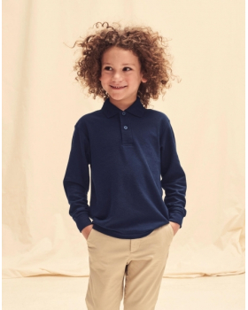 Polo Child 65/35 Long sleeves Fruit of the Loom 63-201-0