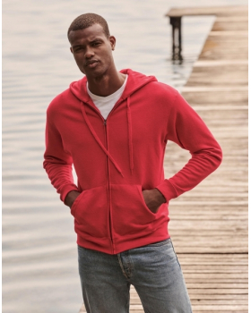 Sweat-Shirt Homme Zippé Capuche Classic Fruit of the Loom 62-062-0