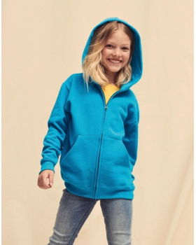 Sweat-Shirt Enfant Zippé Capuche Classic Fruit of the Loom 62-045-0