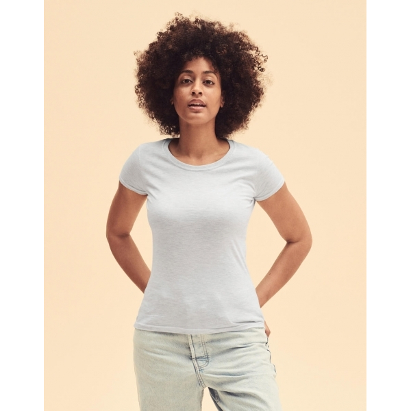 T-shirt Ladies Iconic 195 Ringspun Premium T Fruit of the Loom 61-424-0