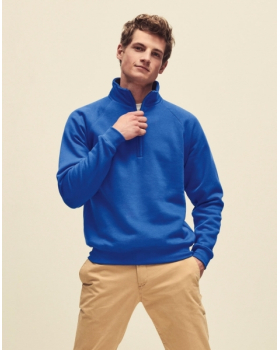 Sweat-shirt Col Zippé Premium Zip Neck Sweat Fruit of the Loom 62-032-0