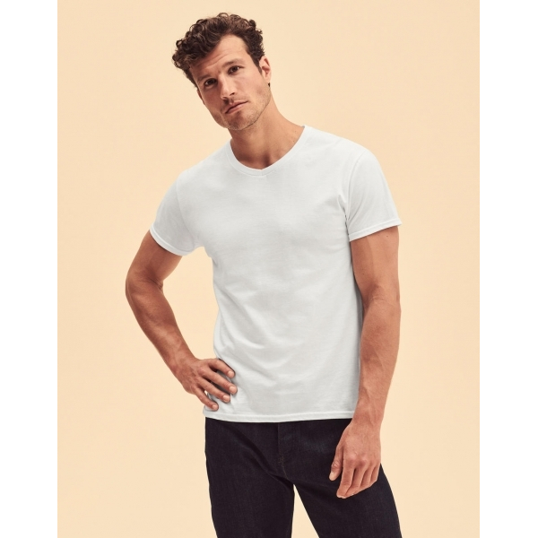 T-shirt Iconic 150 V Neck T Fruit of the Loom 61-442-0