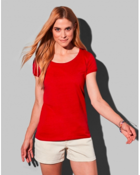 T-shirt Femme Col Rond Megan Stedman ST9120