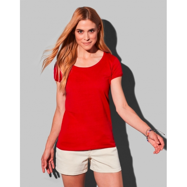 T-shirt Woman Neck Round Megan Stedman ST9120