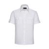 Twill Short Sleeve Men's Shirt With Roll-Up Sleeve Russell 919M