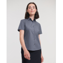 Chemise Femme En En Popeline Polycoton Manches Courtes Russell 935F