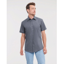 Popeline Kurzarmshirt Russell 925ER JAHRE /// STOP ///