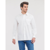 Chemise Homme En Popeline Pur Coton Manches Longues Russell 936M