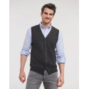 Men's V-Neck Sleeveless Knitted Cardigan Russell 719M /// STOP ///