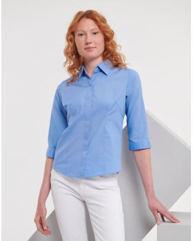 3/4 sleeve Poplin Shirt Russell 926F
