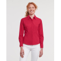 Ladies´ L/S Poly-Cotton Easy Care Fitted Poplin Shirt Russell Collection Z924F