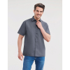 Herren Hemd in Popeline Polycotton Kurze Ärmel Russell 935M