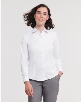 Chemise Femme Manche Longues En Tissu À Chevrons Russell 962F