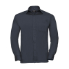 Chemise Homme En Popeline Polycoton Manches Longues Russell 934M