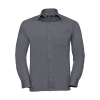 Chemise Homme En Popeline Polycoton Manches Longues Russell 934M