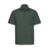 Men's shirt in Popeline Polycotton Short sleeves Russell 935M