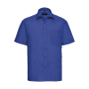 Men's shirt in Popeline Polycotton Short sleeves Russell 935M