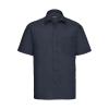Men's shirt in Popeline Polycotton Short sleeves Russell 935M