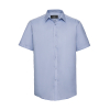 Chemise Homme Manche Courtes Tissu À Chevrons Russell 963M