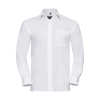 Chemise Homme En Popeline Pur Coton Manches Longues Russell 936M