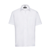 Men's shirt in Popeline Polycotton Short sleeves Russell 935M