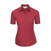 Chemise Femme En En Popeline Polycoton Manches Courtes Russell 935F