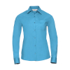 Chemise Femme En En Popeline Polycoton Manches Longues Russell 934F