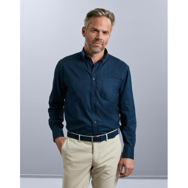 Chemise Homme Manches Longues En Twill Russell 916M