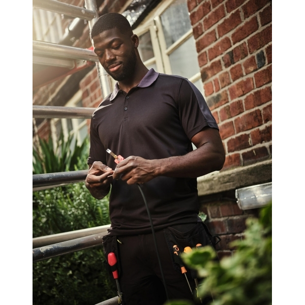 Polo Piqué Contrast Breathable TRS174