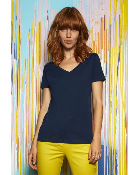 T-shirt Col V Femme Bio Organic Inspire V Tee women B&C TW045