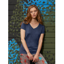 T-Shirt Triblend Col V Femme B&C TW058
