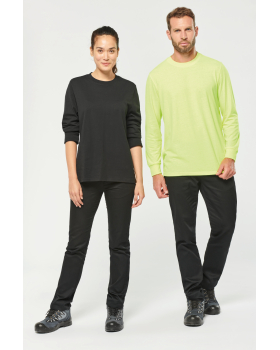 T-shirt écoresponsable manches longues unisexe WK. Designed To Work WK303