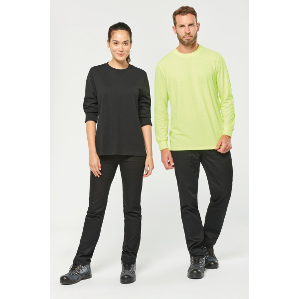 T-shirt écoresponsable manches longues unisexe WK. Designed To Work WK303