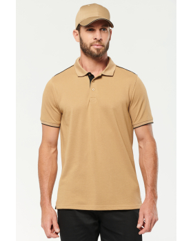 Polo Day To Day contrasté manches courtes homme WK. Designed To Work WK270