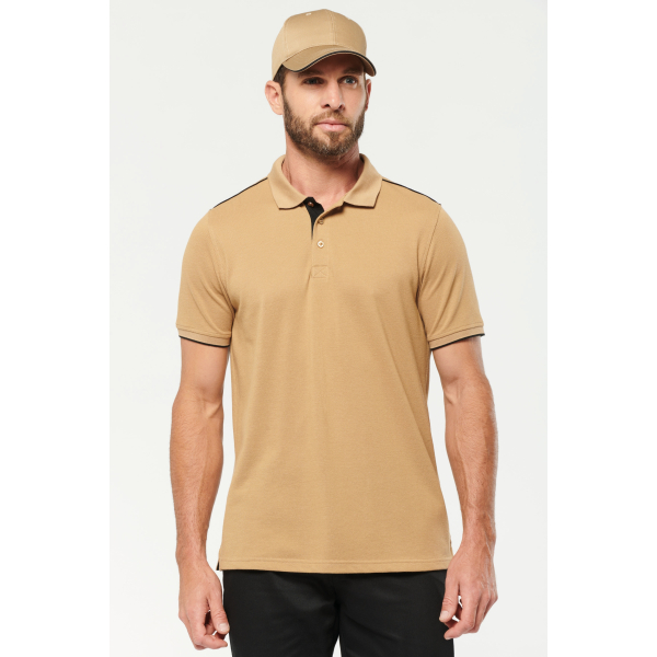Polo Contrasté manches courtes homme WK270
