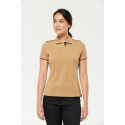 Polo Day To Day contrasté manches courtes femme WK. Designed To Work WK271