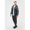 Zweifarbige Reißvliesjacke mit umweltfreundlicher Unisex Kapuze WK410