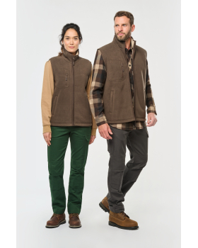 Bodywarmer polaire avec intérieur sherpa unisexe WK. Designed To Work WK610